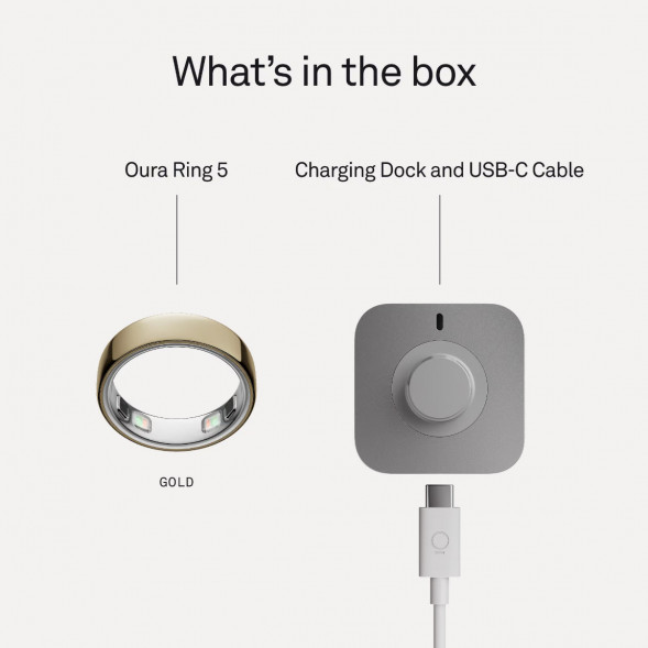 Умное кольцо Oura Ring 5 (размер 8), золотой/Gold в Чите