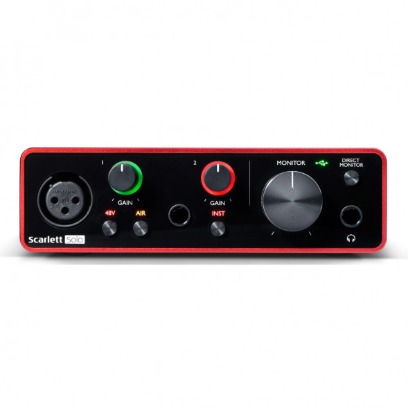 Внешняя звуковая карта FOCUSRITE Scarlett Solo 3rd Gen в Чите