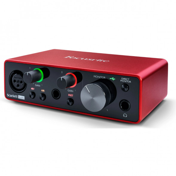 Внешняя звуковая карта FOCUSRITE Scarlett Solo 3rd Gen в Чите
