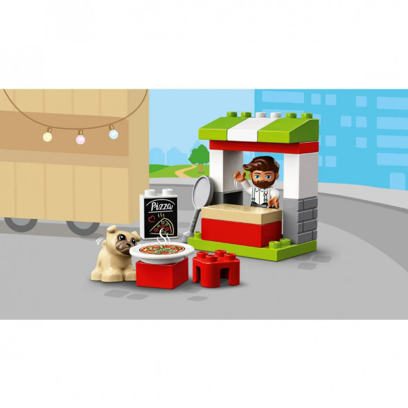 Конструктор LEGO DUPLO 10927 Town Киоск-пиццерия в Чите