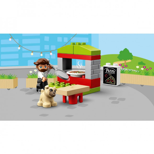 Конструктор LEGO DUPLO 10927 Town Киоск-пиццерия в Чите