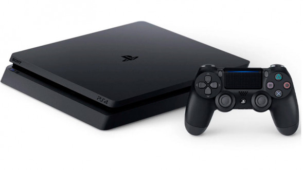 Игровая приставка Sony PlayStation 4 Slim 500 ГБ HDD, черный в Чите