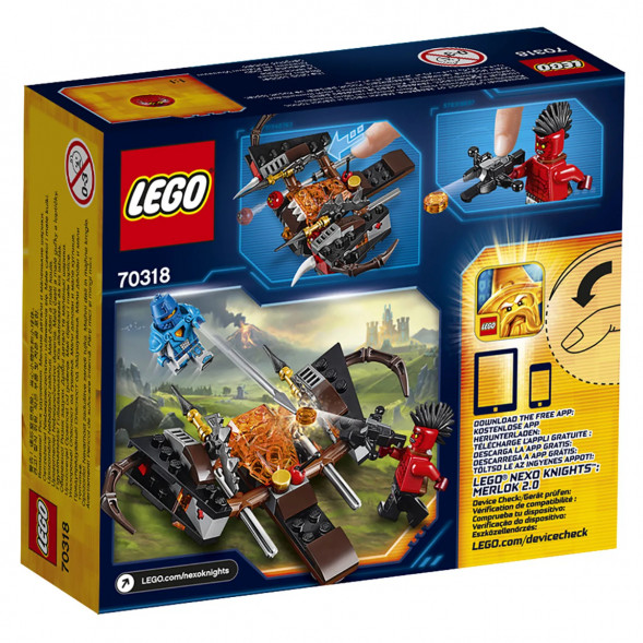 Конструктор LEGO Nexo Knights 70318 Шаровая ракета в Чите