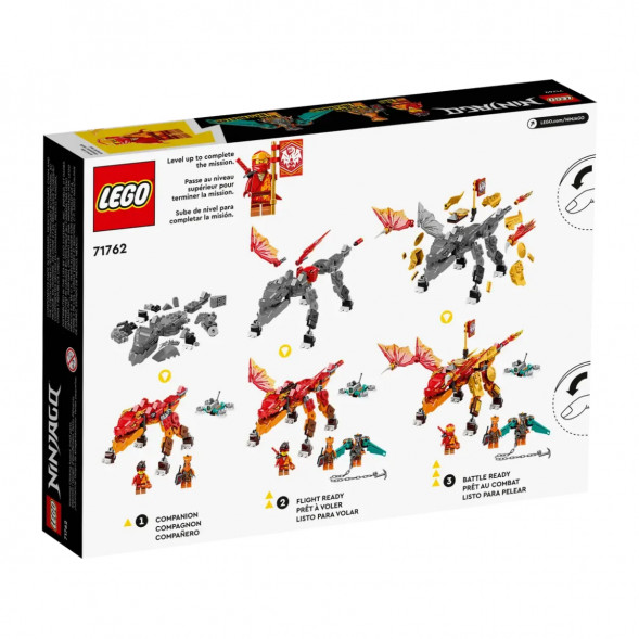 Конструктор LEGO Ninjago 71762 Огненный дракон ЭВО Кая в Чите