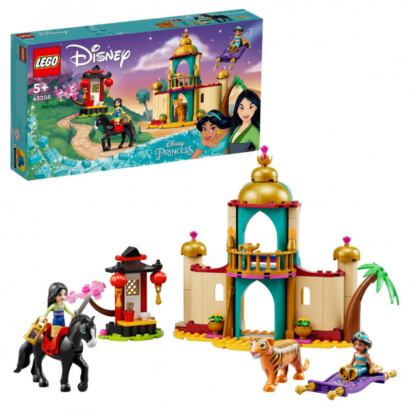 Конструктор LEGO Disney Princess 43208 Приключения Жасмин и Мулан в Чите