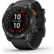 Умные часы Garmin Fenix 7X Solar серый с черным ремешком 010-02541-01 в Чите