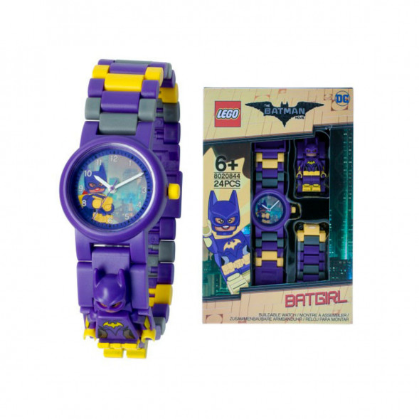 Часы LEGO Super Heroes 8020844 Batman Movie Бэтгерл с минифигуркой в Чите