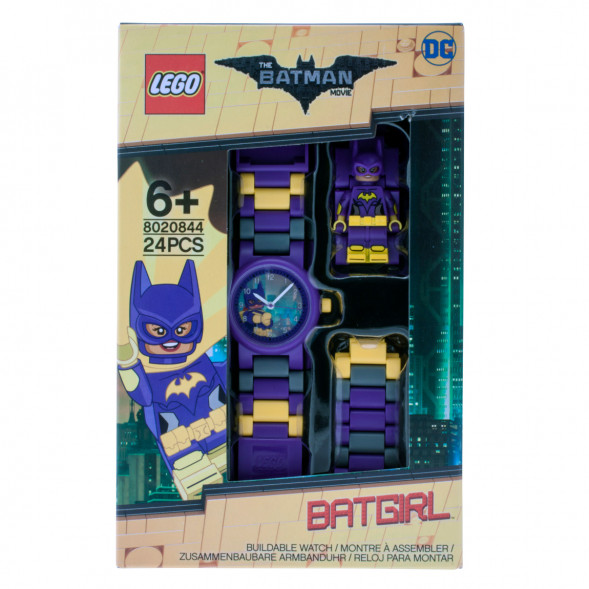 Часы LEGO Super Heroes 8020844 Batman Movie Бэтгерл с минифигуркой в Чите