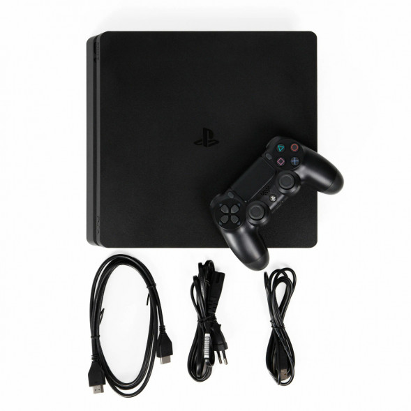 Игровая приставка Sony PlayStation 4 Slim 1TB black в Чите