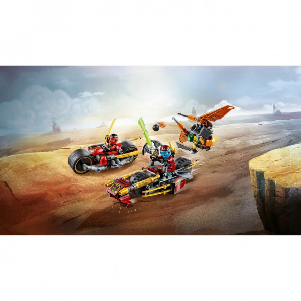 Конструктор LEGO Ninjago 70600 Погоня на мотоциклах в Чите