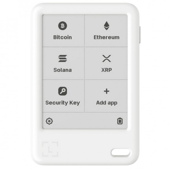 Комплект Криптокошелек Ledger Nano Gen5, белый + Декоративные бейджи (Set 3) в Чите