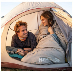 Спальный мешок Naturehike Envelope M180 (правый), зелёный