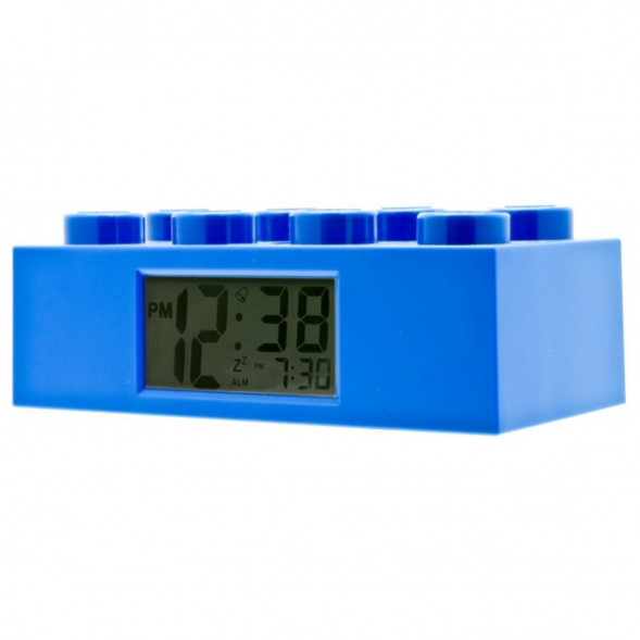 Будильник LEGO 9002151 Кирпичик, синий в Чите