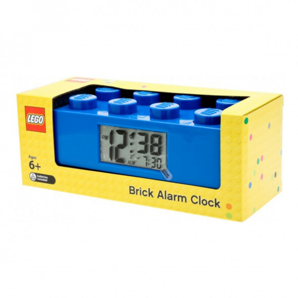 Будильник LEGO 9002151 Кирпичик, синий в Чите