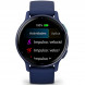 Умные часы Garmin Vivoactive 5, синие с металлически-синим безелем и силиконовым ремешком 010-02862-12 в Чите