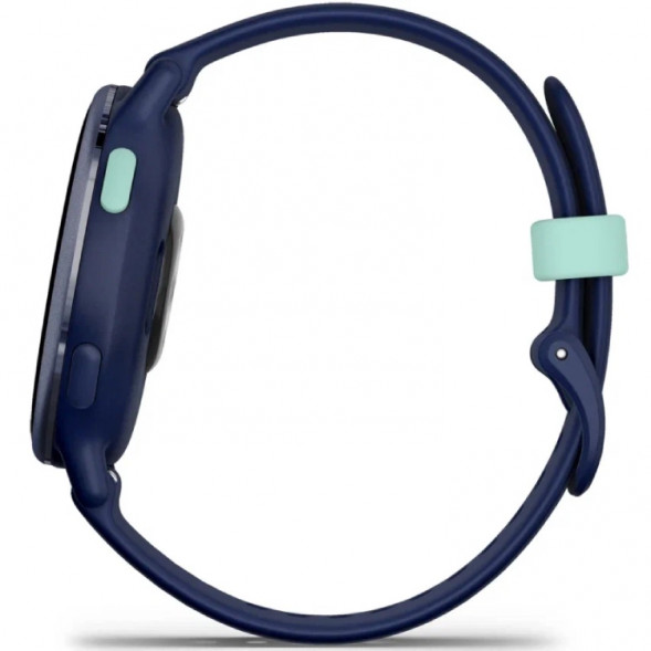 Умные часы Garmin Vivoactive 5, синие с металлически-синим безелем и силиконовым ремешком 010-02862-12 в Чите
