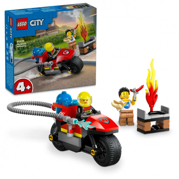 Конструктор LEGO City 60410 Пожарно-спасательный мотоцикл в Чите