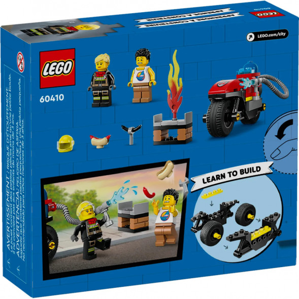 Конструктор LEGO City 60410 Пожарно-спасательный мотоцикл в Чите