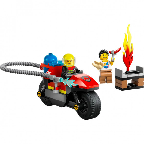 Конструктор LEGO City 60410 Пожарно-спасательный мотоцикл в Чите