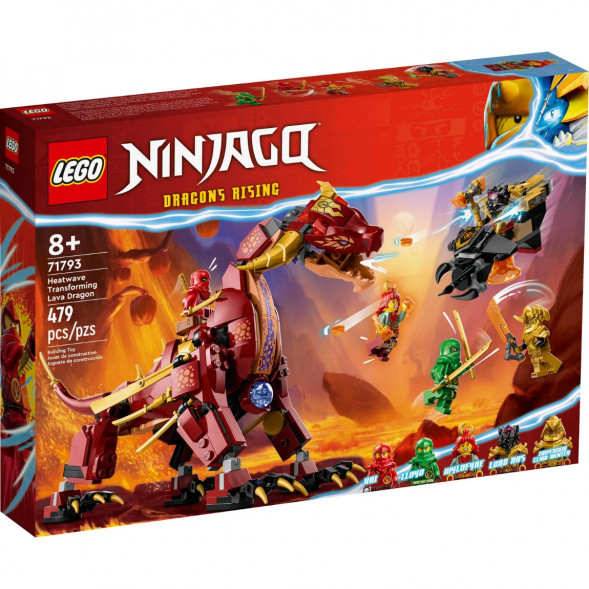Конструктор LEGO Ninjago 71793 Лавовый дракон-трансформер в Чите