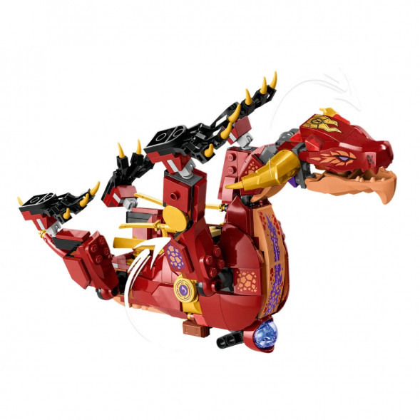 Конструктор LEGO Ninjago 71793 Лавовый дракон-трансформер в Чите