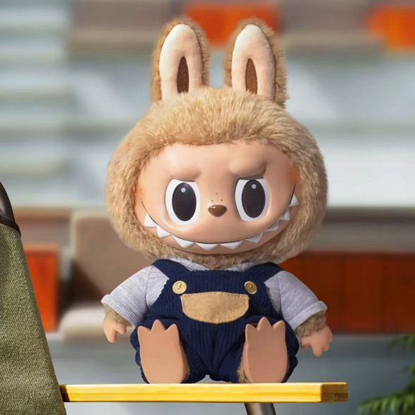 Коллекционная фигурка POP MART Labubu Time to chill Vinyl Plush Doll в Чите
