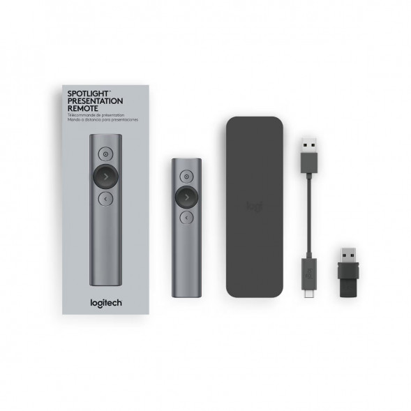 Презентер Logitech Spotlight Presentation Remote серый в Чите