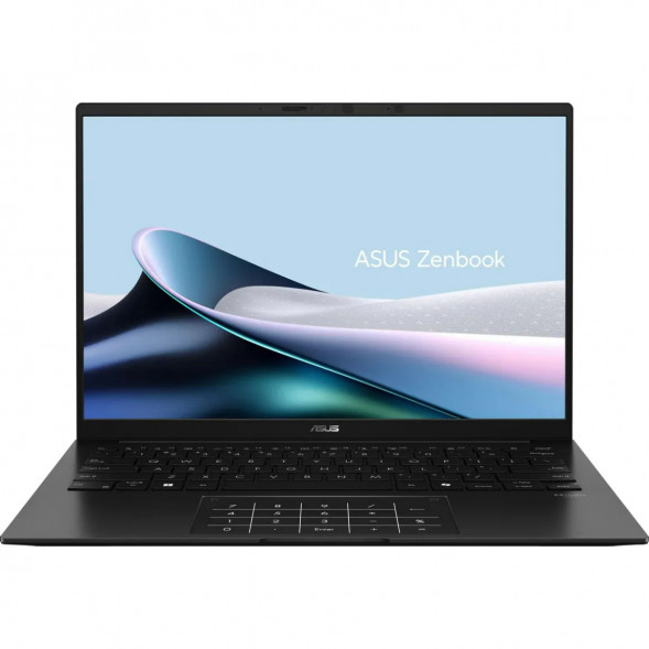 Ноутбук ASUS Zenbook 14 UM3406GA-QD132 (14&amp;quot;, OLED, AMD Ryzen AI 5 430 2ГГц, 4 ядра, 16ГБ LPDDR5x, 512ГБ SSD, AMD Radeon 840M, без ОС), черный в Чите