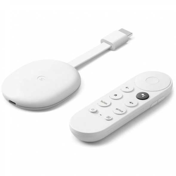 ТВ-приставка Google Chromecast c Google TV, snow в Чите