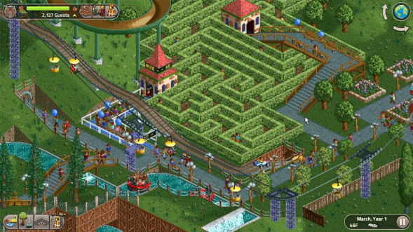 Игра RollerCoaster Tycoon: Classic [Nintendo Switch, английская версия] в Чите