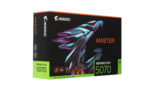 Видеокарта Gigabyte GeForce RTX 5070 AORUS MASTER, 12 ГБ GDDR7 в Чите