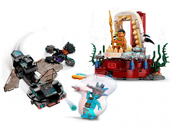 Конструктор LEGO Super Heroes 76213 Тронный зал короля Нэмора в Чите