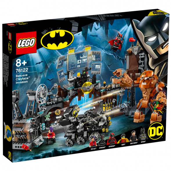 Конструктор LEGO Super Heroes 76122 Вторжение Глиноликого в бэт-пещеру в Чите