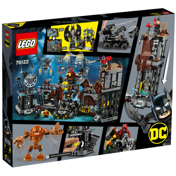 Конструктор LEGO Super Heroes 76122 Вторжение Глиноликого в бэт-пещеру в Чите