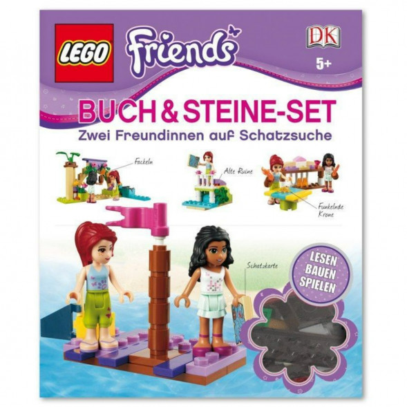 Книга и набор кубиков LEGO Friends Buch &amp;amp; Steine-Set Zwei Freundinnen auf Schatzsuche в Чите