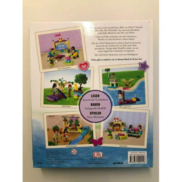 Книга и набор кубиков LEGO Friends Buch &amp;amp; Steine-Set Zwei Freundinnen auf Schatzsuche в Чите