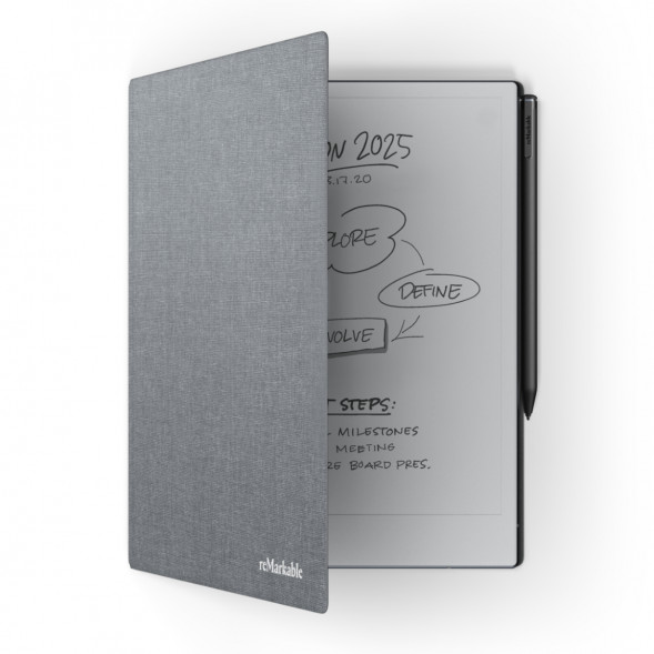 Графический планшет reMarkable 2 со стилусом Marker Plus и чехлом Book Folio серый (RM114) в Чите