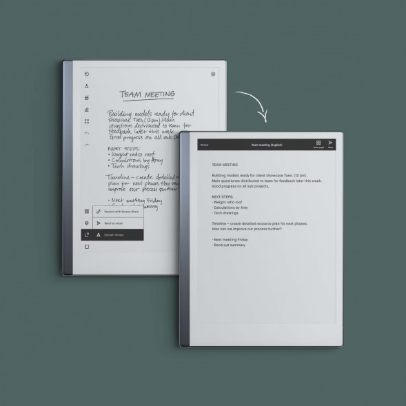 Графический планшет reMarkable 2 со стилусом Marker Plus и чехлом Book Folio серый (RM114) в Чите