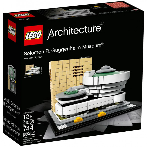 Конструктор LEGO Architecture 21035 Музей Соломона Гуггенхайма в Чите