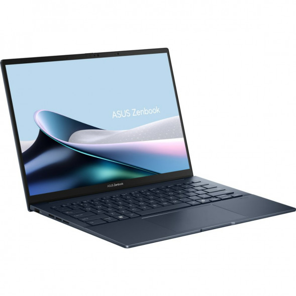 Ноутбук ASUS Zenbook 14 UX3405CA-ST1350 (14&amp;quot;, OLED, Intel Core Ultra 5 225H 1.7ГГц, 14-ядер, 16ГБ LPDDR5x, 512ГБ SSD, Intel Arc 130T, без ОС), синий в Чите