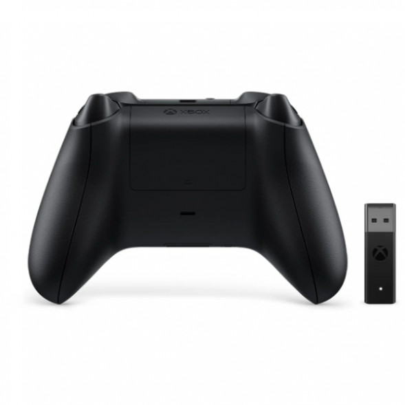 Геймпад Microsoft Xbox One and Series S/X Controller + беспроводной адаптер для PC, черный в Чите