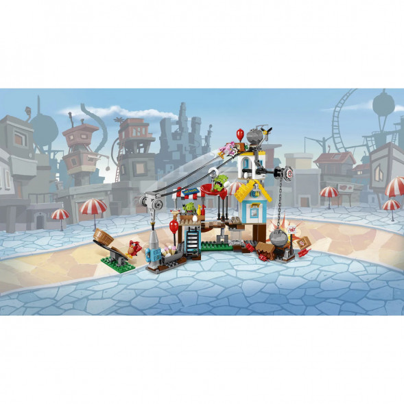 Конструктор LEGO Angry Birds 75824 Разгром Свинограда в Чите