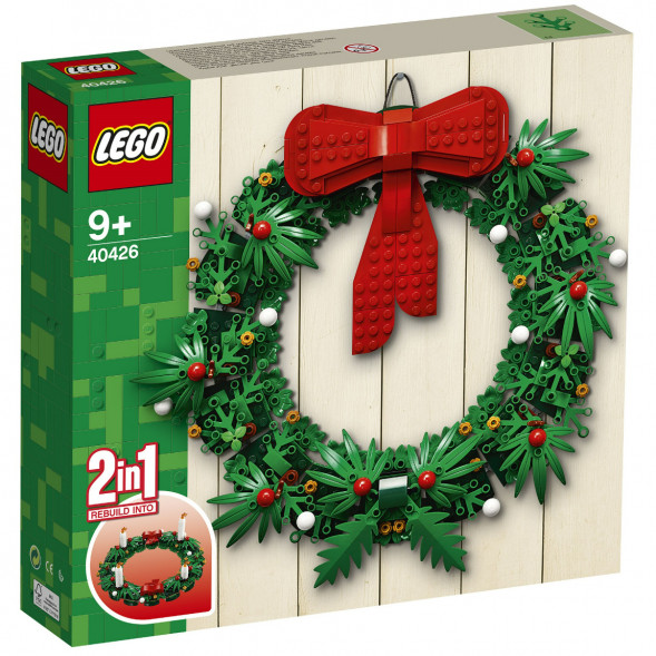 Конструктор LEGO 40426 Сувенирный набор «Рождественский венок» 2 в 1 в Чите