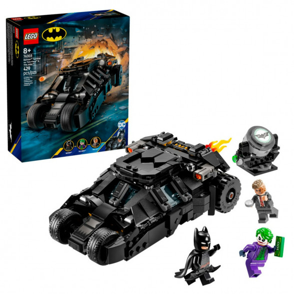 Конструктор LEGO Super Heroes 76303 Тумблер Бэтмена против Двуликого и Джокера в Чите