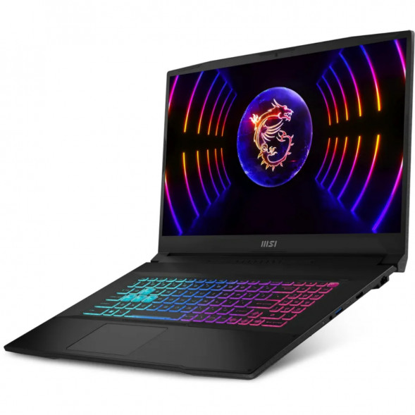 Ноутбук MSI Katana 17 B13VEK-1624XRUY (17.3&amp;quot;, IPS, Intel Core i5 13420H 2.1ГГц, 8 ядер, 16ГБ DDR5, 512ГБ SSD, NVIDIA GeForce RTX 4050 - 6 ГБ, без ОС), черный в Чите
