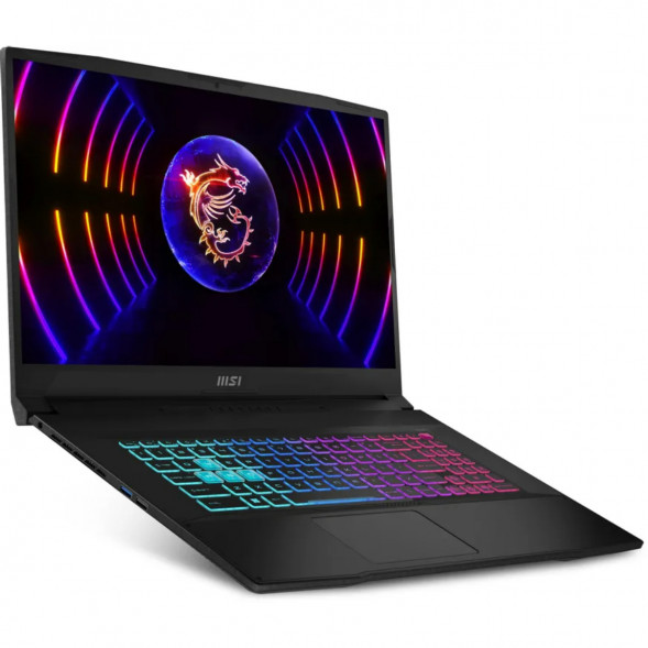 Ноутбук MSI Katana 17 B13VEK-1624XRUY (17.3&amp;quot;, IPS, Intel Core i5 13420H 2.1ГГц, 8 ядер, 16ГБ DDR5, 512ГБ SSD, NVIDIA GeForce RTX 4050 - 6 ГБ, без ОС), черный в Чите