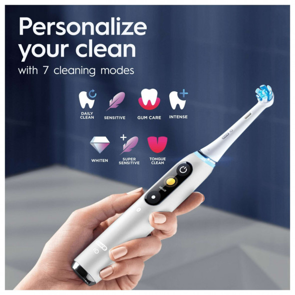 Электрическая зубная щетка Oral-B iO Series 9s (387224), White в Чите