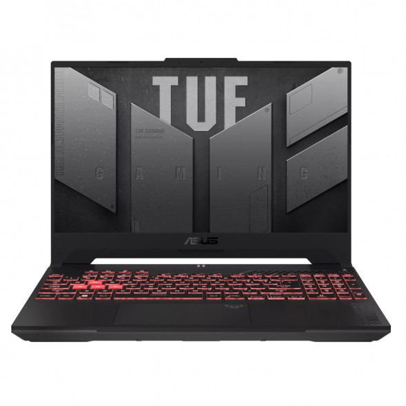 Ноутбук ASUS TUF Gaming A17 FA707NUG-HX156 (17.3&amp;quot;, IPS, 6 ядер, AMD Ryzen 7 7445HS 3.2 ГГц, 16 ГБ DDR5, SSD 512 ГБ, NVIDIA GeForce RTX 4050 - 6 ГБ, без ОС), черный в Чите