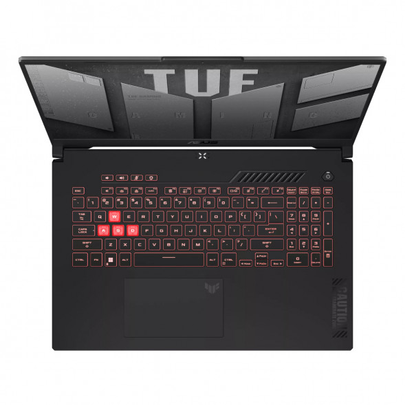 Ноутбук ASUS TUF Gaming A17 FA707NUG-HX156 (17.3&amp;quot;, IPS, 6 ядер, AMD Ryzen 7 7445HS 3.2 ГГц, 16 ГБ DDR5, SSD 512 ГБ, NVIDIA GeForce RTX 4050 - 6 ГБ, без ОС), черный в Чите