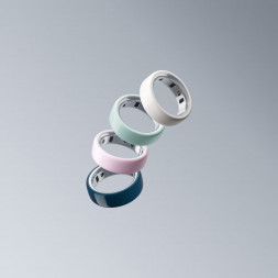 Умное кольцо Oura Ring 4 Ceramic (размер 8), Темная ночь/Midnight